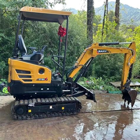 sany sy16c compact excavator|used sany sy16c for sale.